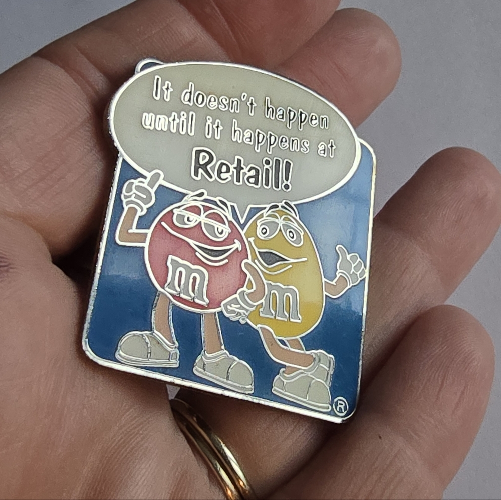 M&Ms pin brooch mars candy enamel retail - Picture 2 of 7